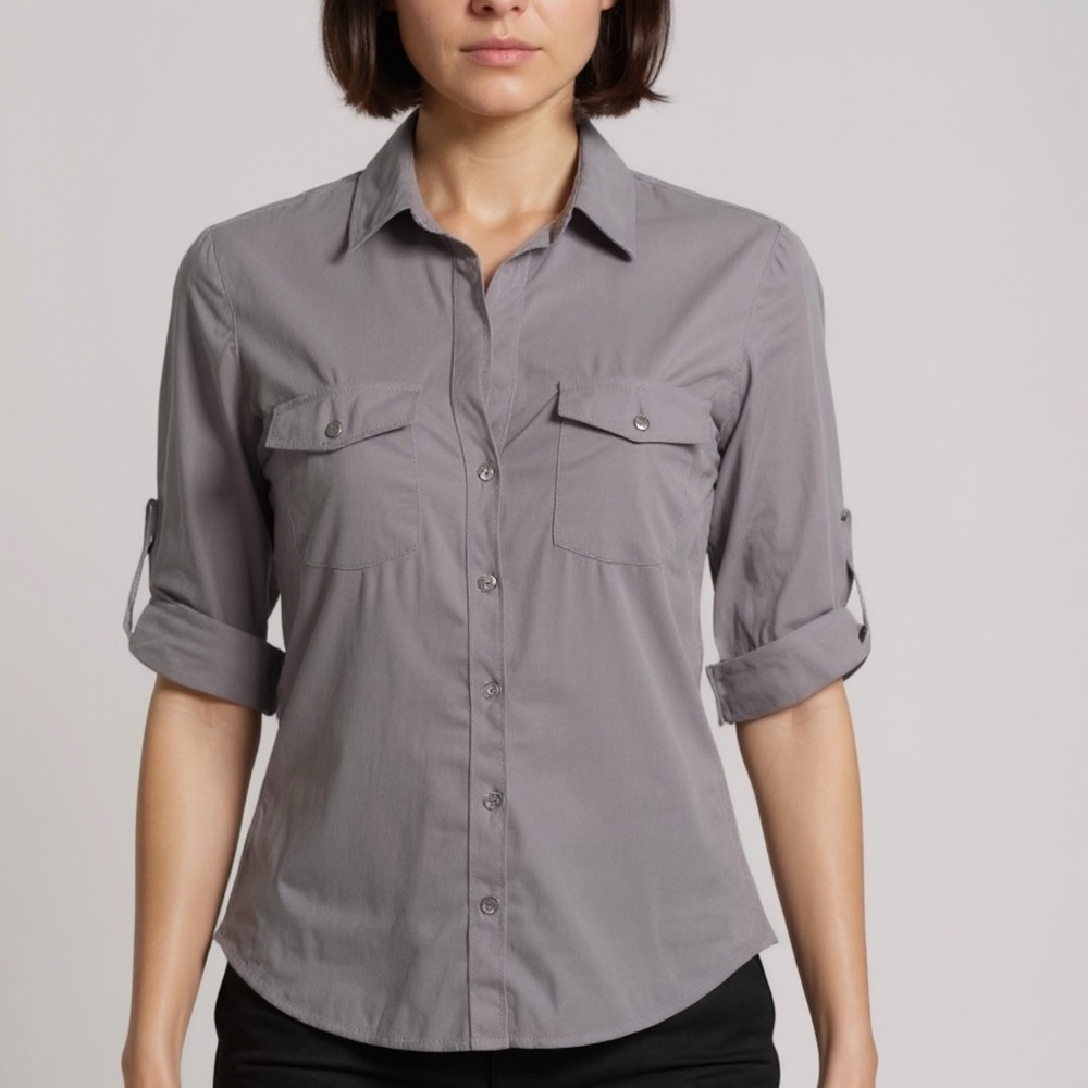 James Perse button down standard cotton top